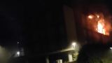L'Aquila: l'incendio a Bazzano