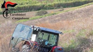 Cupello: uno dei trattori rubati e ritrovati