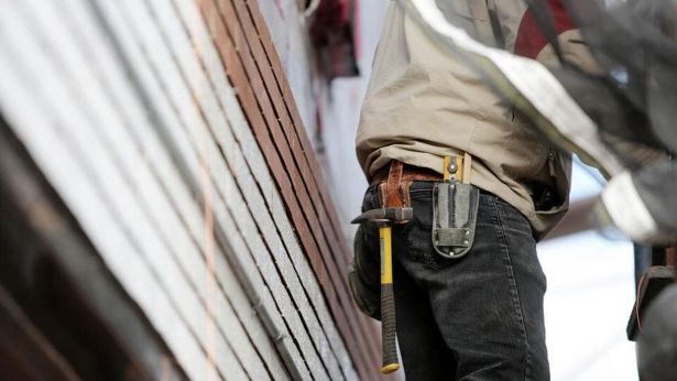 Falso operaio - foto d'archivio