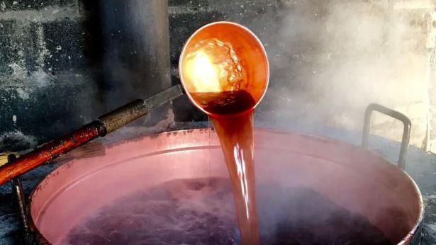 La cotta del mosto d'uva