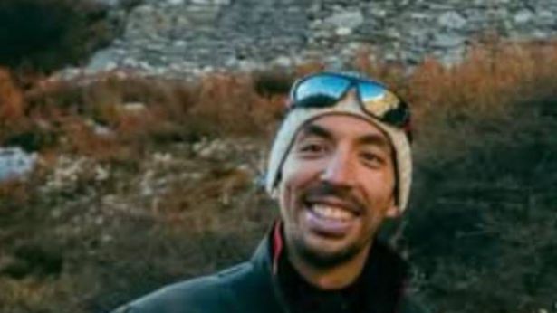 Lo scalatore Marco Di Marcello