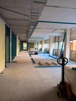 Lavori nell'Ospedale di Pescara