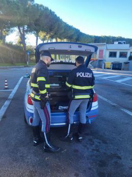 Agenti della Polizia Stradale