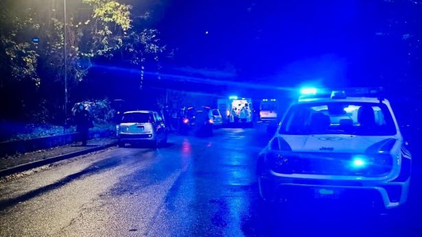 Una immagine della zona dove è avvenuto l'incidente