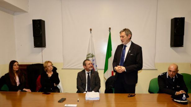 Le Autorità presenti alla cerimonia