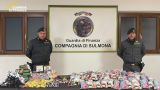 I prodotti sequestrati dalla Guardia di Finanza
