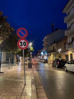 San Salvo: le strade senza le luminarie natalizie