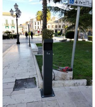 Vasto: il raccoglitore di cicche installato in piazza Rossetti