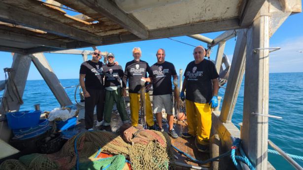 Alcuni esponenti della Marineria Vastese