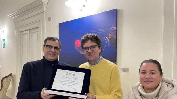 Marco Bellelli con Francesco Menna