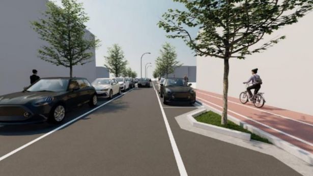 San Salvo: il rendering di come diventerà via Madonna delle Grazie