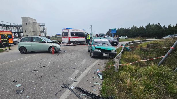 Una immagine del luogo dell'incidente