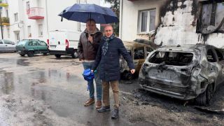 Due delle auto incendiate a Pescara