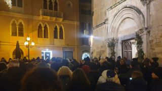 Il Canto della Pasquella dinanzi alla Concattedrale di S.Giuseppe