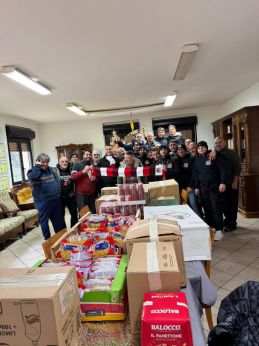 I rappresentanti della Curva Sud nei locali del C.E.C.