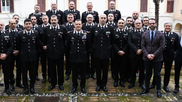 Chieti: visita del Generale di Brigata Feroce