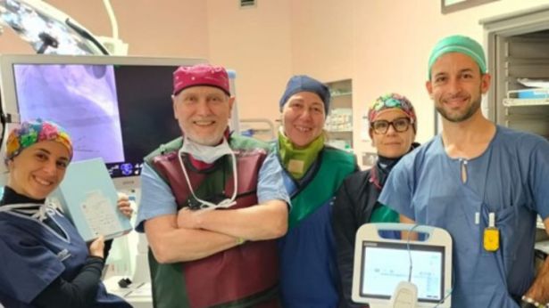 L'equipe dell'Ospedale Renzetti