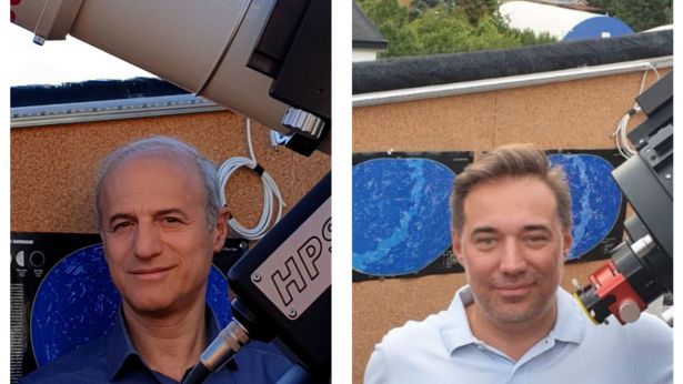 Antonio Ferretti e Attilio Maria Bruzzone degli Astrofili Frentani