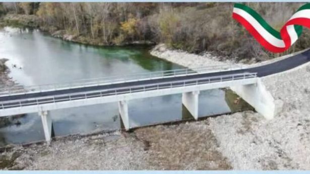 Il nuovo ponte sul Fiume Sinello