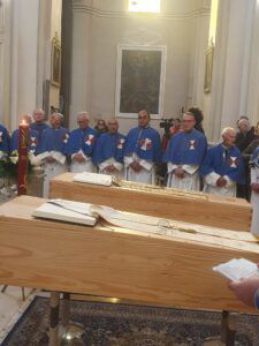 Funerale di Don Decio D'Angelo e Don Gino Smargiassi