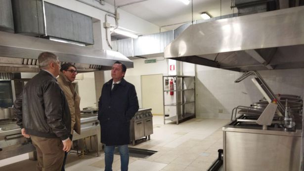 Lanciano: sopralluogo questa mattina nei locali della cucina del Renzetti