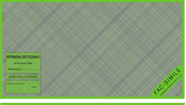 La scheda elettorale