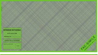 La scheda elettorale