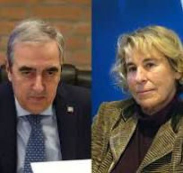 Maurizio Gasparri e Stefania Craxi