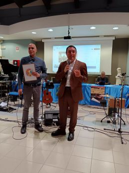 L'Assessore Nicola Della Gatta con Piero Dorfles, Giornalista e critico letterario