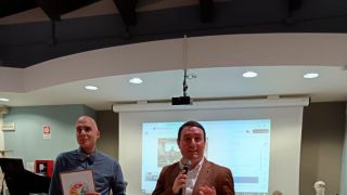 L'Assessore Nicola Della Gatta con Piero Dorfles, Giornalista e critico letterario