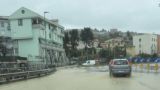 Vasto: acqua e fango sulla statale Adriatica 16