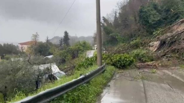 Lanciano: la frana che ha travolto il furgone