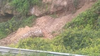 Vasto: la nuova frana lungo la ex statale Histonia 86