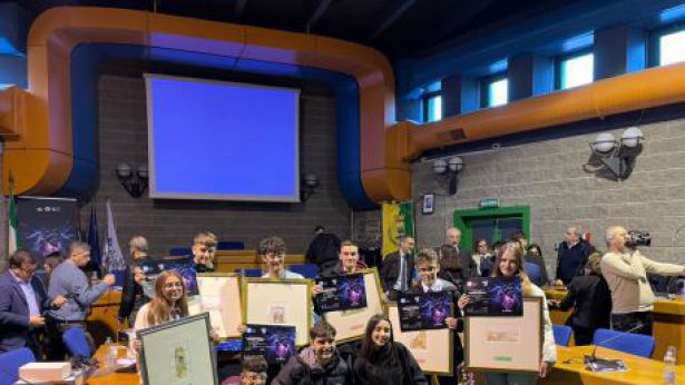 Cristian Desiati con i suoi amici