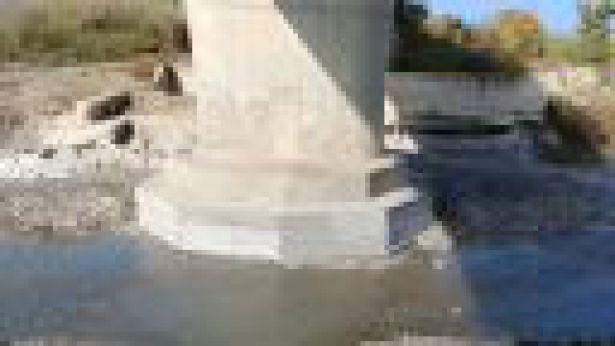 Uno dei piloni del Ponte sulla S.P.