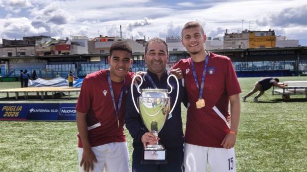 Da sinistra: Matthew Okoroji, Michele Antonino, Francesco Marrocco