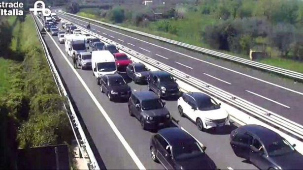 Una foto diramata da Autostrade per l'Italia