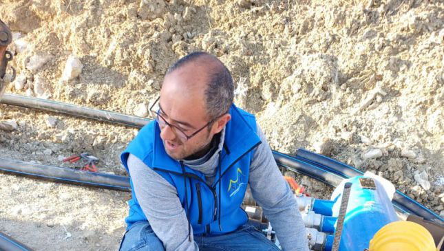 Tecnici della Sasi a lavoro