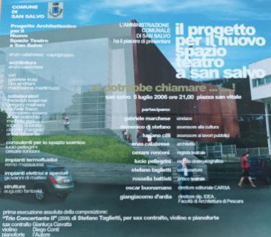 Locandina Teatro San Salvo