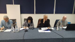 Assembela della Sasi: il tavolo della presidenza