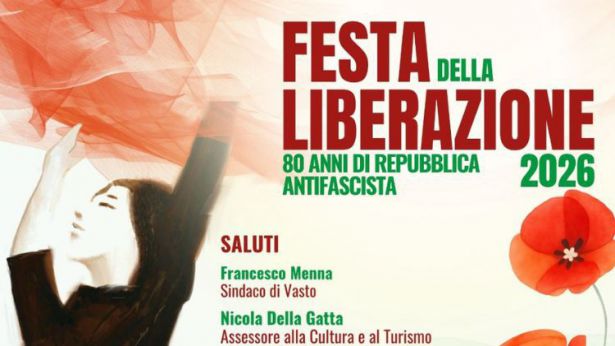 Locandina evento per il 25 Aprile