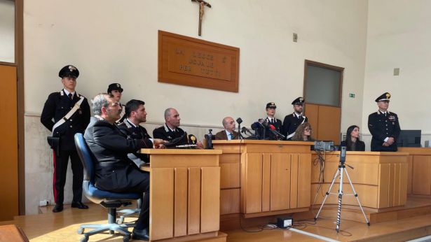 Vasto: la conferenza stampa tenuta in Tribunale