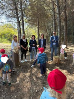 Vasto: l'aula didattica creata nella Pineta della Riserva di Vasto Marina