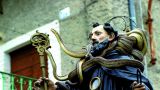 Cocullo: la statua di San Domenico
