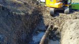 Roccaspinalveti: una immagne del precedente intervento di riparazione