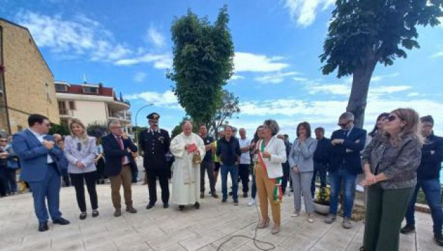 Un momento della cerimonia
