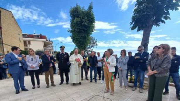 Un momento della cerimonia