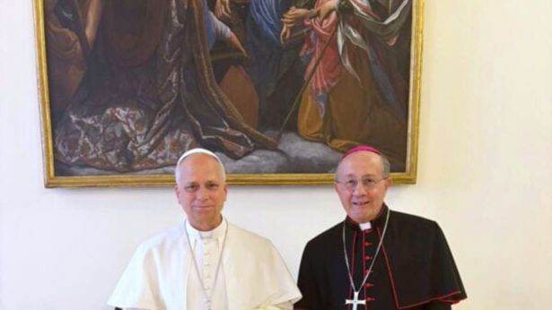Mons. Bruno Forte con Papa Leone XIV°