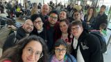 I ragazzi dell'ANFFAS all'aeroporto di Pescara