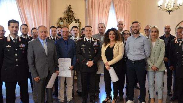 Chieti: una immagine della cerimonia celebrata nella Caserma “Infelisi"